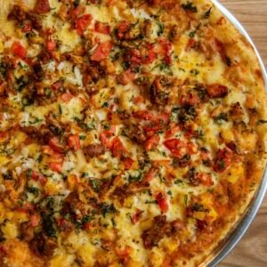 Pizza Al pastor.